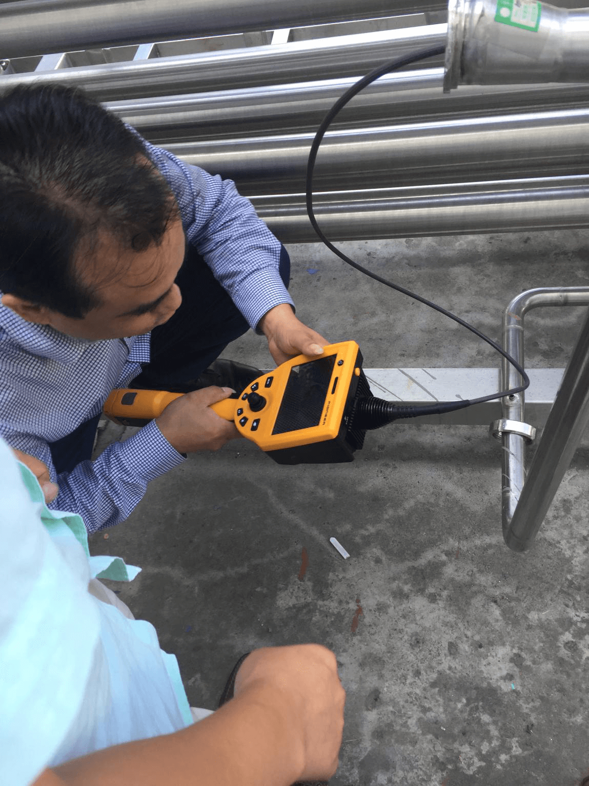 [應用案例] 古安泰工業(yè)內(nèi)窺鏡應用于某食品機械管道的內(nèi)部檢測