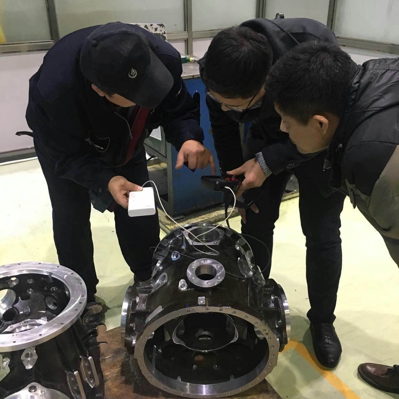 工業內窺鏡維護現場